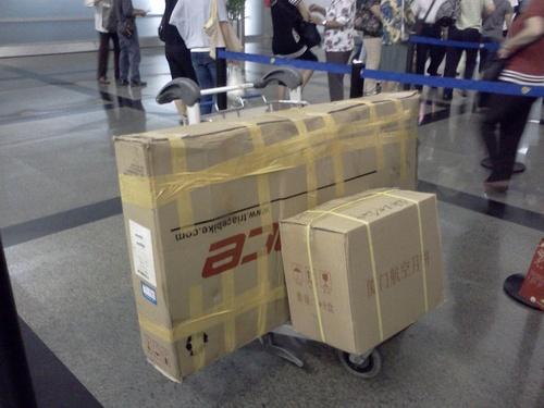 镜铁区工地工具器材打包托运